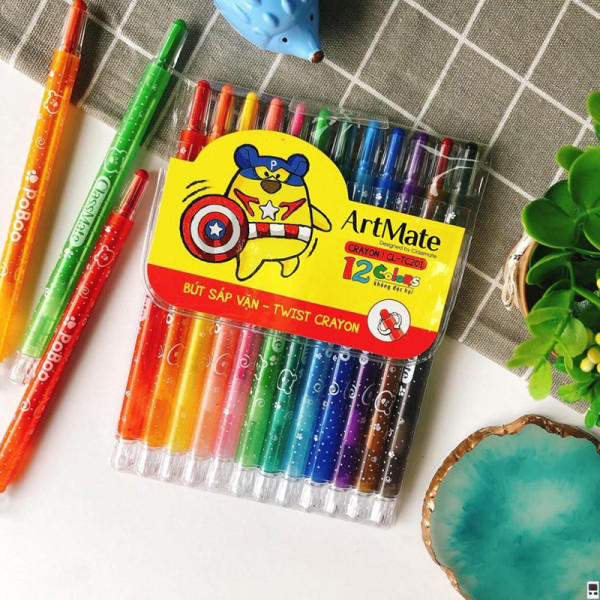 Bút sáp vặn 12 màu ArtMate CL-TC201 (ClassMate)